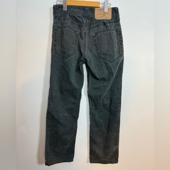 True Religion Men’s Straight Leg Jeans - Size 30 - Faded Black - Picture 6 of 8